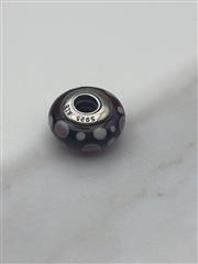 PANDORA  PURPLE BUBBLES MURANO GLASS BEAD - 790693